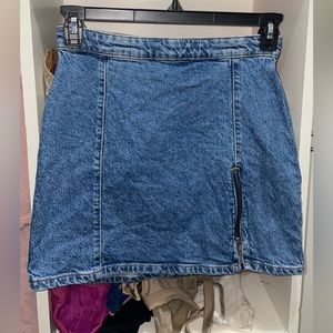 free people denim jena skirt